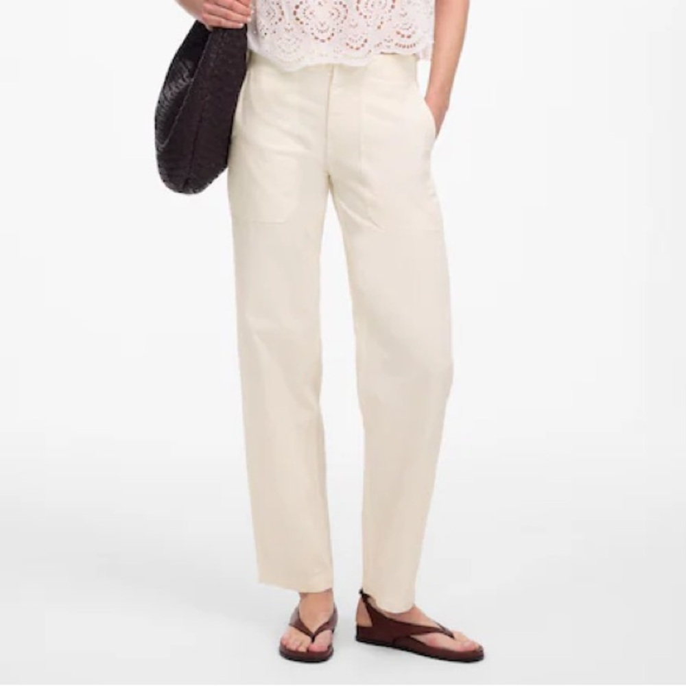 Tapered-Leg Utility Pants